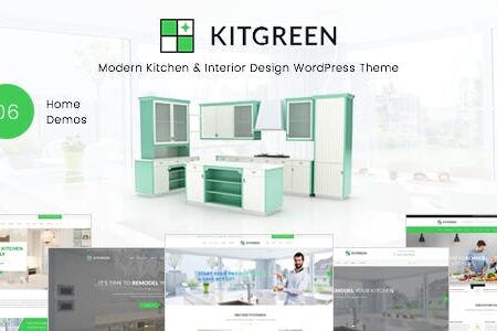 KitGreen — Interior and Kitchen Design WordPress Theme